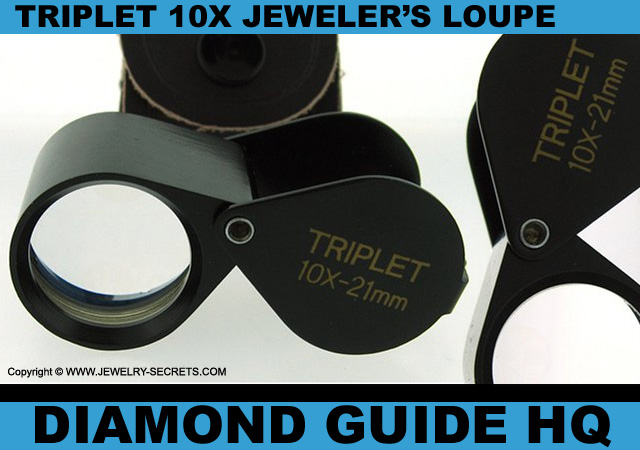Triplet 10x Jeweler's Loupe!