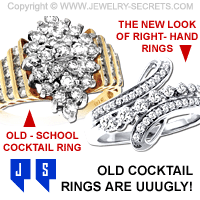 Don't Buy Ladies Ugly Gaudy Cocktail Rings