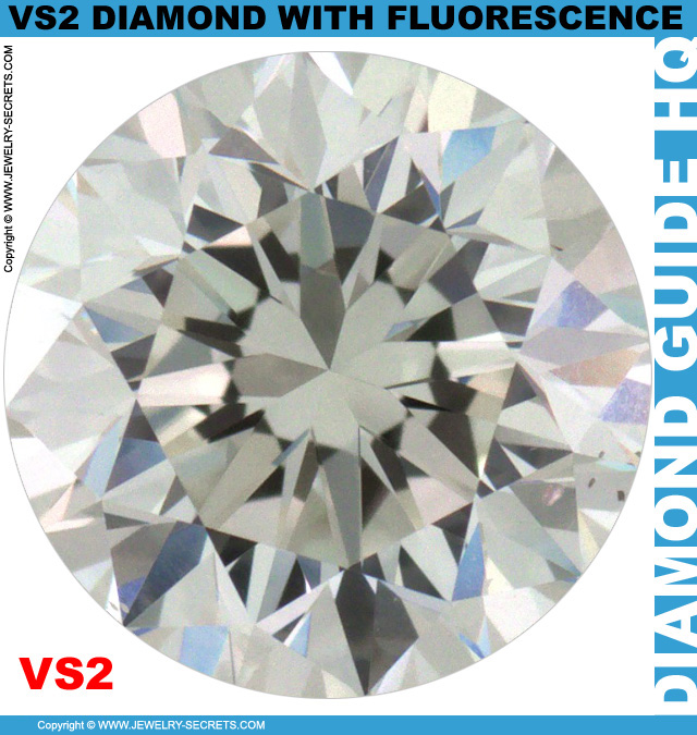 VS2 Diamond With Strong Fluorescence