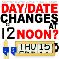 Watch Date Changes At Noon Instead of Midnight