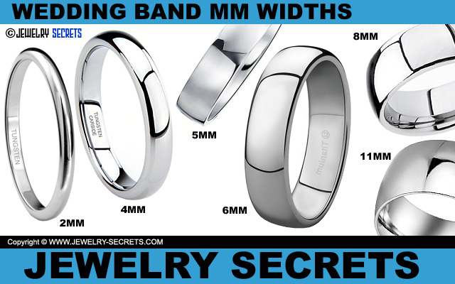 Wedding Band MM Widths