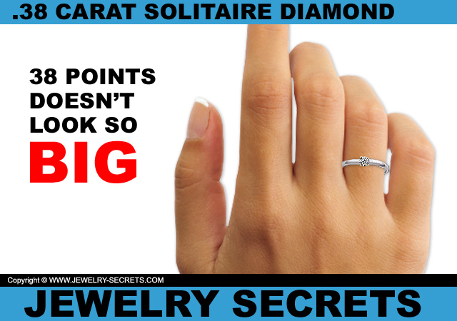 38 Point Diamond Doesn't Look Very Big 38 Point Diamond Doesn't Look Very Big