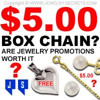 Cheap Jewelry Store Promotions