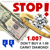 Stop! Don't Buy Her a 1 Carat Diamond Engagement Ring!