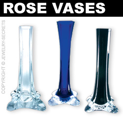 Gold Rose Vase