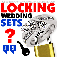Interlocking Wedding Sets Locking Bridal Rings