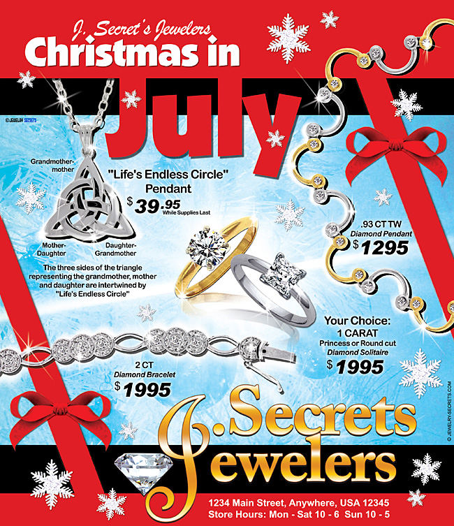 Jewelers Christmas In July Sales