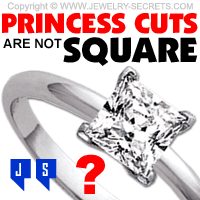 Why Princess Cut Diamonds are Not always Square