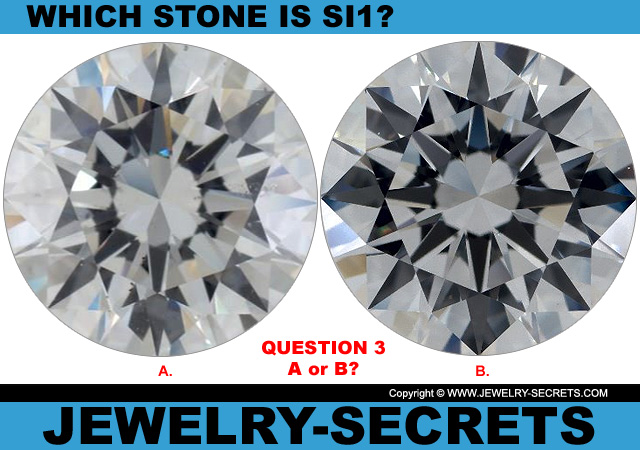 Questions 3 SI1 Clarity or Flawless Diamond?