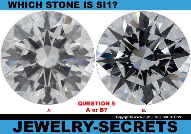 Questions 5 SI1 Clarity or Flawless Diamond?