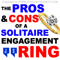 The Pros And Cons Of A Solitaire Diamond Engagement Ring