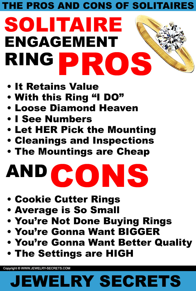 The Pros And Cons Of A Solitaire Diamond Engagement Ring The Pros And Cons Of A Solitaire Diamond Engagement Ring