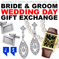Bride Groom Wedding Day Jewelry Gift Exchange Guide