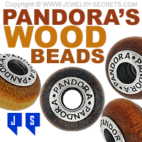 Pandora's Wooden Wood Bead Charms