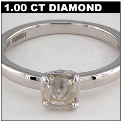 1 Carat Rough Diamond Solitaire