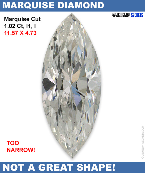 1.02 Marquise, I1, I Diamond!