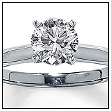 Kay Jewelers Diamond Solitaire Ring 1 Carat Round Cut 14K White Gold Solitaire Kay Jewelers Diamond Solitaire Ring 1 Carat Round Cut 14K White Gold Solitaire
