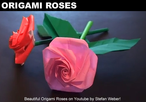 Make some Origami Roses!