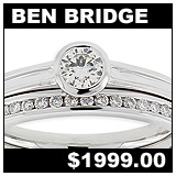 Ben Bridge Jewelers Diamond Wedding Set!