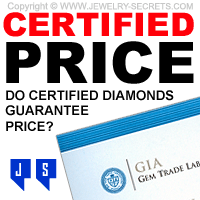 Certified Diamond Price Guarantee