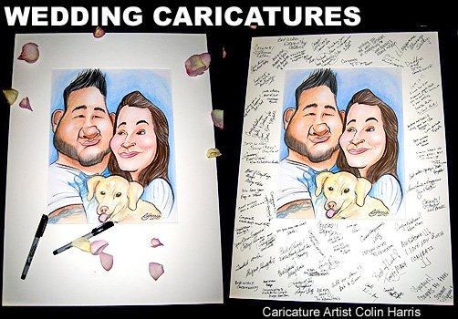 Wedding Couple Caricatures!