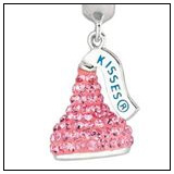 Daniels Jewelers Pink Hershey Kiss Dangle Charm!