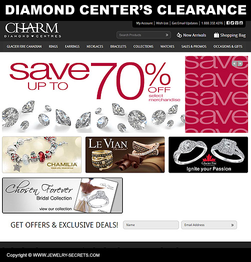 Diamond Centers Clearance Sale! Diamond Centers Clearance Sale!