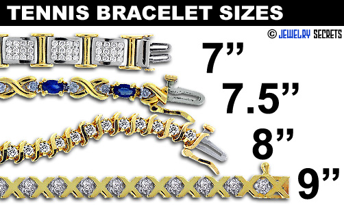 Tennis Bracelet Sizes and Lengths!