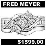 Fred Meyer Jewelers 5/8 Carat Diamond Wedding Set!