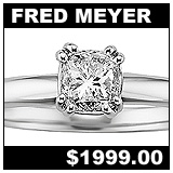 Fred Meyer Jewelers 3/4 Carat Diamond Solitaire Ring!