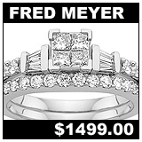 Fred Meyer 1 Carat Diamond Wedding Set!