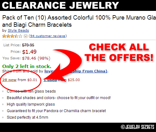 Further Clearance Jewelry!