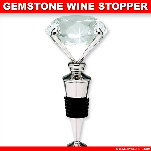 Gemstone Wine Stopper!