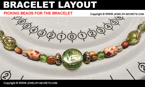 Handmade Bead Bracelet Layout!