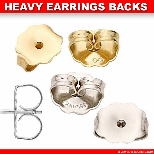 Heavy Earrings Backs Nuts!