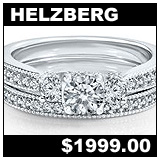 Helzberg 1 Carat Diamond Wedding Set!