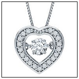Helzberg Beat Of Your Heart Diamond Pendant!
