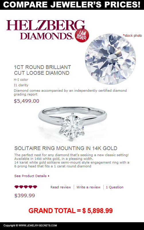 Helzberg Diamonds Diamond Prices!