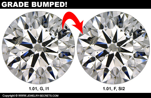 Jewelers Bump the Grade of the Diamond!