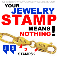 Your Jewelry Stamp Mark is Wrong