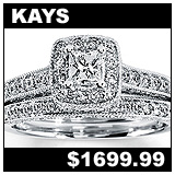 Kay Jewelers 1/2 Carat Diamond Bridal Set!