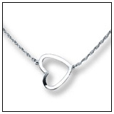 Kays Sterling Silver Heart Necklace!