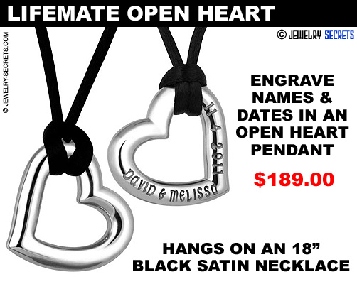 Lifemate Open Heart Necklace!
