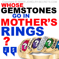 Whose Gemstones Birthstones Go in Mothers Rings?