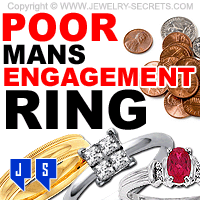 Poor Mans Cheap Engagement Ring Poor Mans Cheap Engagement Ring