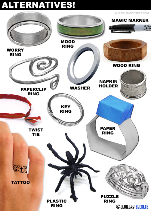 Poor Mans Engagement Rings!