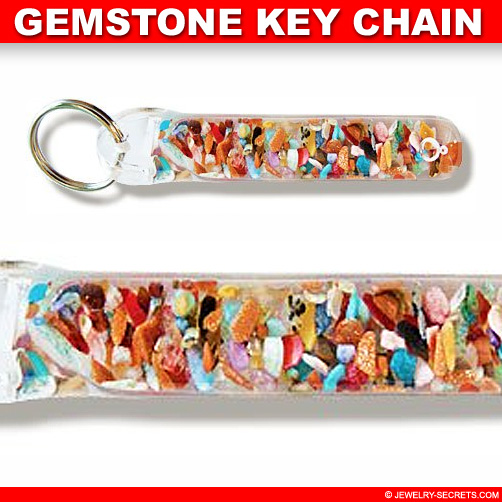 Real Gemstone Keychain!