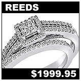 Reeds 3/4 Carat Diamond Wedding Set!