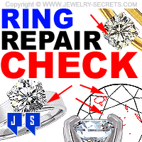 Diamond Ring Repair Check