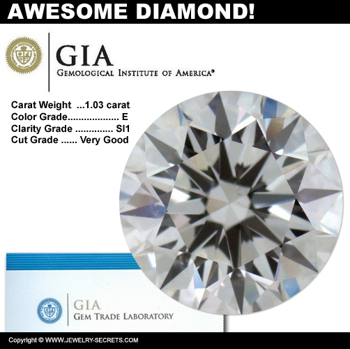 Awesome SI1 E Quality Diamond!